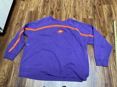 Suéter NFL Reebok Vintage *Raro* Galaxy Frankfurt Gola Redonda Roxo Masculino 4XL - Imagem 1 de 4