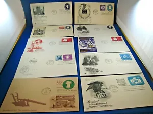 U.S. FDC SETS - EMBOSSED ENVELOPES - 1950 TO 1991 - LOT OF 20 (fs4) - Picture 1 of 3