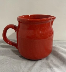 Waechtersbach Germany Red Pitcher 4 1/2x 5 3/4" - Picture 1 of 6