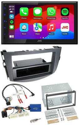 JVC Bluetooth 2DIN Lenkrad DAB USB Autoradio für Toyota RAV 4 ab 2011 28 Pin - Bild 1 von 4