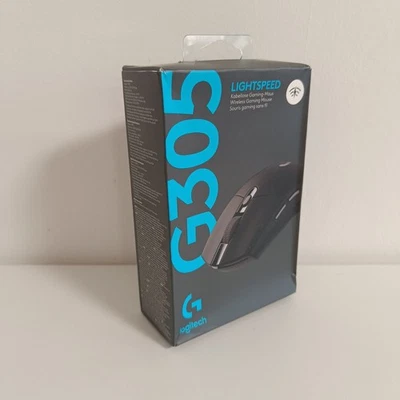Logitech G305 Lightspeed Wireless Gaming Mouse 12K Sensor, 12,000 DPI, Black - Image 1 of 4