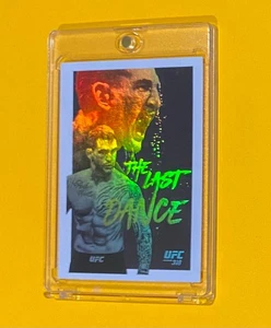 2025 Topps Now UFC 318 Holloway vs Poirier ARTIST FIGHT POSTER SP (PR: 318) - Picture 1 of 6