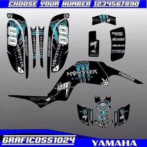 YAMAHA RAPTOR 660 660R FULL GRAPHICS DECALS STICKERS KIT ATV - Picture 1 of 6