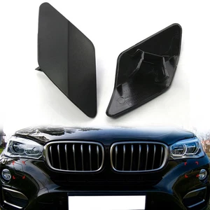 Frontstoßstangen-Scheinwerfer-Waschkappenabdeckung für BMW X6 F16 2015–2019 Paar - Picture 1 of 7