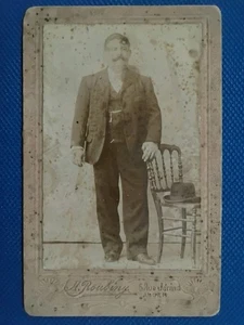 1800" _ FOTOGRAFIA ANTICA _ A. ROUTING _ 5 RUE JENINA ALGER - Imagen 1 de 2