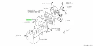 Case Complete Air Cleaner, Lower For: Subaru Impreza GRB GVB STI 08-14 - Picture 1 of 1
