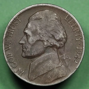 1942 D Jefferson Nickel D/D RPM D over Horizontal D FS-501 - Picture 1 of 4