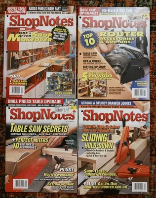 ShopNotes Magazine - Lot of Four (4) - Issues 92-94, 96 - Very Good Condition  - Image 1 of 2