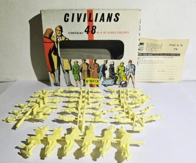 AirFix S.6 Civilians 47 figuras escala HO & OO / 48 piezas juego COMPLETO en caja NUEVO Foto 1 de 4