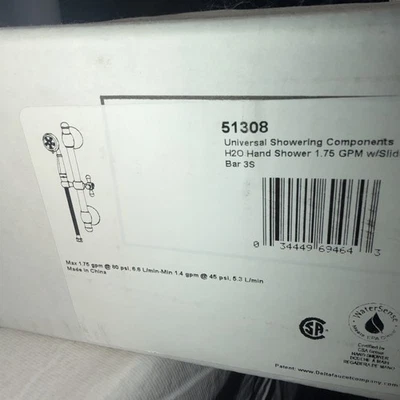 Delta 51308 1.75 GPM Traditional Hand Shower Package - Chrome - Image 1 of 4