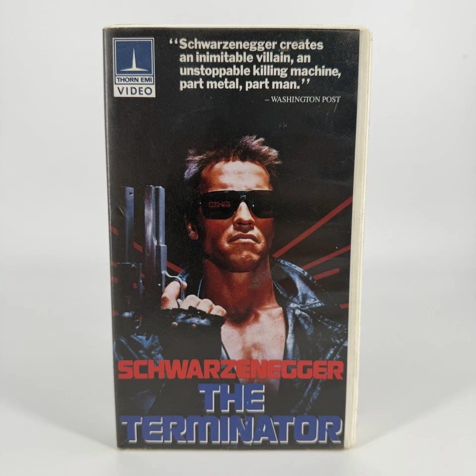 The Terminator 1984 Thorn EMI Video VHS Rare Hard Case Clamshell MINT NON RENTAL - Image 1 of 4