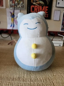 1997 Nintendo Pokemon Snorlax Snowman Plush Used - Bild 1 von 9