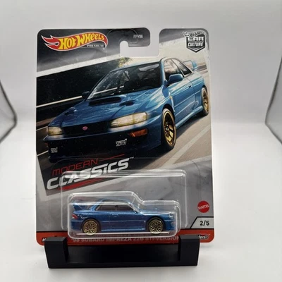 Hot Wheels ‘98 Subaru Impreza 22B STi Version Modern Classics Real Riders Blue🔥 - Image 1 of 2