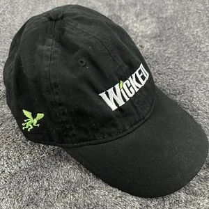 Wicked Hat Cap Strap Back Black Defy Gravity One Size Adjustable Organic Cotton - Bild 1 von 10
