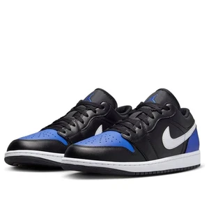 NEU Nike Air Jordan 1 Low schwarz royalblau Zehe 553558-042 Herren Größe 15 - Bild 1 von 7