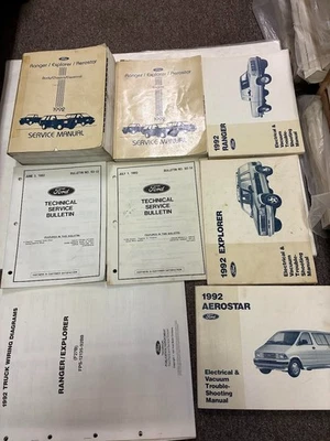Manuale Di Servizio E Riparazione Set Per Ford Ranger Explorer Aerostar 1992 - Immagine 1 di 4