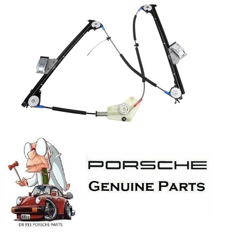 Regulador de ventana de puerta Porsche 911 997 987 Boxster Cayman (DERECHA) 98754207604 Foto 1 de 1