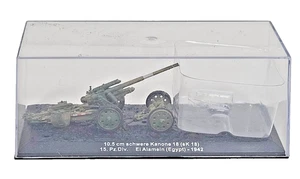 S.K. 18 10.5cm KANONE 15 PZ.DIV EL ALAMEIN EGYPT 1942 1:72 SCALE DEAGOSTINI - Picture 1 of 5