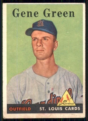 1958 Topps #366 Gene Green - Image 1 of 2