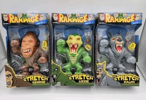Lanard Rampage Monster set completo. Ralph Lizzie George Stretch, 10 suoni. - Foto 1 di 20
