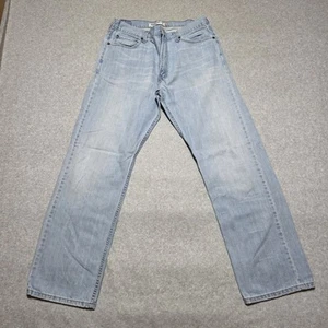 Vintage Levis 505 Jeans Mens 36x32 Blue Denim Pants Workwear Batwing - Picture 1 of 11
