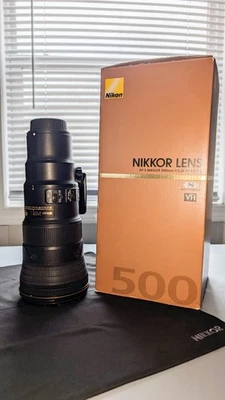 Nikon Telephoto Lens-AF-S NIKKOR 500mm f/5.6E PF ED VR - Image 1 of 4