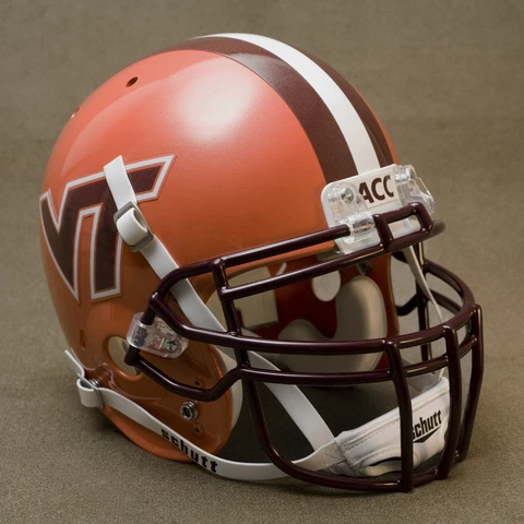VIRGINIA TECH HOKIES NCAA Schutt XP Full Size REPLICA Gameday Football Helmet Cover