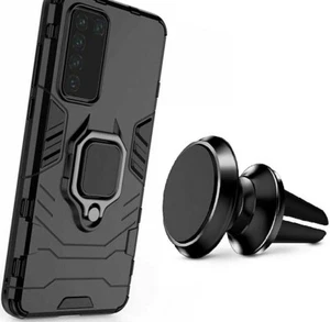 Coque Etui Aimant + Support Voiture pour iPhone 16 14 13 12 11 Pro Max SE 2022 - Photo 1 sur 14