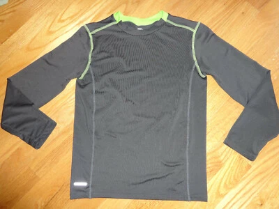 BOYS STARTER TALLA XL 14 16 DRI STAR TOP MANGA LARGA DEPORTIVO CARBÓN/LIMA EN MUY BUEN ESTADO Foto 1 de 3