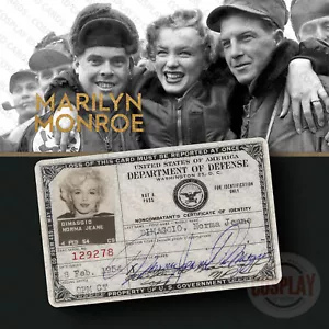 Norma Jeans DiMaggio's VERWENDUNG Personalausweis Neuheit Replik, Norma Jeans, Marilyn Monroe - Bild 1 von 2
