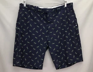 RLX Ralph Lauren Mens Size 37 Grasshopper Pattern Blue Golf Shorts (tag38) - Picture 1 of 10