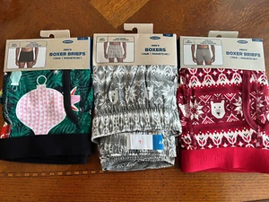NWT OLD NAVY Men's Size LARGE Boxer Briefs (2) & Boxer (1) Combo Multi Colors - Picture 1 of 5