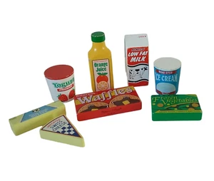 Melissa und Doug Holz Kühlschrank Lebensmittel Set - Bild 1 von 11