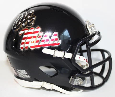 2021 Ole Miss Rebels Custom Riddell Mini Helmet vs Austin Peay Cover