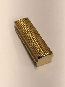 24k gold plated checkered 1911 mainspring housing. Full size - Picture 1 of 4