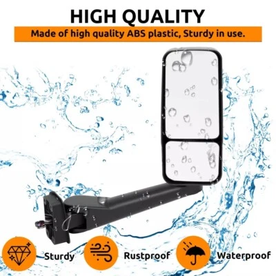 Espejo retrovisor lateral derecho para Chevy Kodiak GMC Topkick C4500 C5500 eléctrico térmico Foto 1 de 4