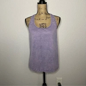 Canotta leggera nuova senza etichette Koral taglia XS Zyra Cupro viola racerback abbigliamento attivo palestra - Foto 1 di 6