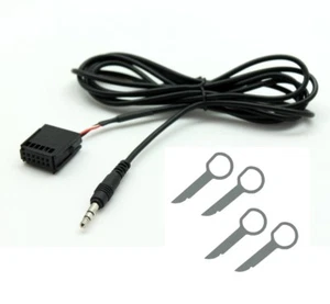 AUX IN INPUT ADAPTER CABLE LEAD MP3 + REMOVAL KEYS FOR FORD FIESTA 6000CD - Picture 1 of 1