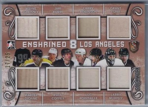 2016-17 ITG STICKWORK ENSHRINED EIGHT GRETZKY/DIONNE/KURRI/COFFEY/FUHR+ #17/25 - Picture 1 of 1
