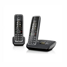 Gigaset C 530 A Duo schwarz, Schnurlostelefon mit Anrufbeantworter, CLIP
