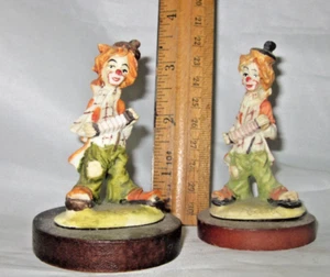 Par de figuras de payaso caprichosas 1985 de colección - Imagen 1 de 10
