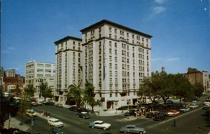 Washington, DC Manger Hamilton Hotel alte Autos Postkarte - Bild 1 von 2
