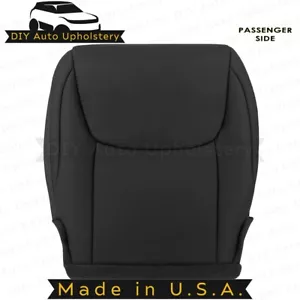 2004 to 2010 Fits Toyota Sienna Passenger Bottom Leather Seat Cover Blk - Picture 1 of 8