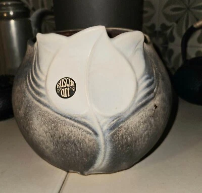 RUSCHA ART Keramik Übertopf Planzenübertopf 16cm hoch - Bild 1 von 4