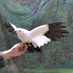 1 X Fake Artificial Sea Mew Gull Bird Realistic Taxidermy Home Garden Decor 32cm