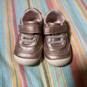 Sneakers Stride Rite bambino 5,5 Adalyn oro rosa scintillante - Foto 1 di 6