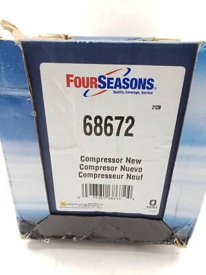 A/C Compressor-New Compressor 4 Seasons 68672 - Image 1 of 3