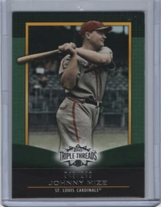2011 Topps Triple Threads Emerald Parallel #2 Johnny Mize 43/249 - Picture 1 of 1