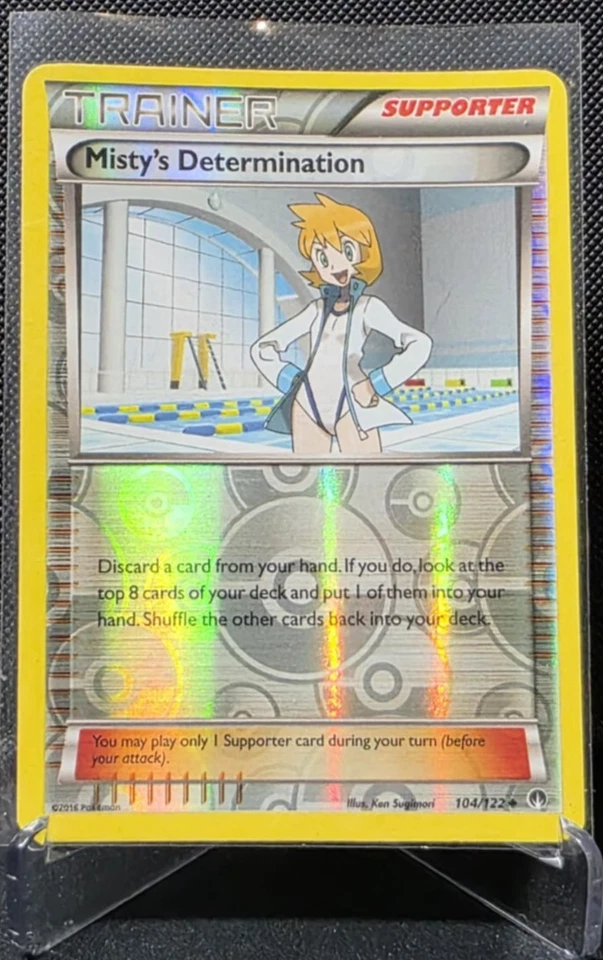Misty's Determination 104/122 Reverse Holo Ancient Origins Pokemon TCG - image 1 of 1