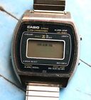 Vintage 80's Casio Lithium Alarm Chronograph Lcd Men's Watch Spares Repair Parts